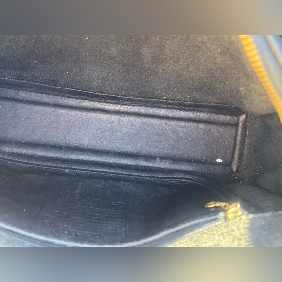 AUTH Vintage 1999 Coach Black Sutton 9814 - Picture 7 of 9